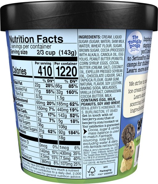 Ben & Jerry The Tonight Dough