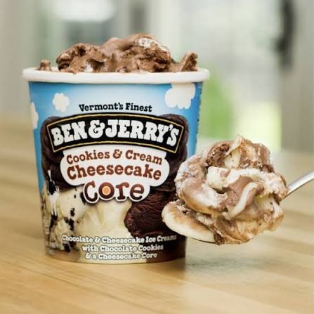 Ben & Jerry's Cookie & Cream Cheesecake